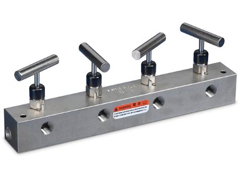 AM41 - MANIFOLD PREMONTATO CON 4 USCITE SEPARATE REGOLABILI